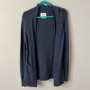 abercrombie & fitch long knit cardigan